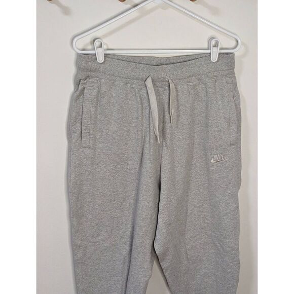 Nike Gray Drawstring Waist Sweatpants - Size L - Picture 2 of 8